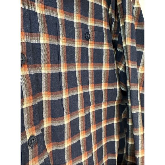 Patagonia organic cotton mens plaid button down shirt 2 pockets size XL #37-0934 - Picture 3 of 7